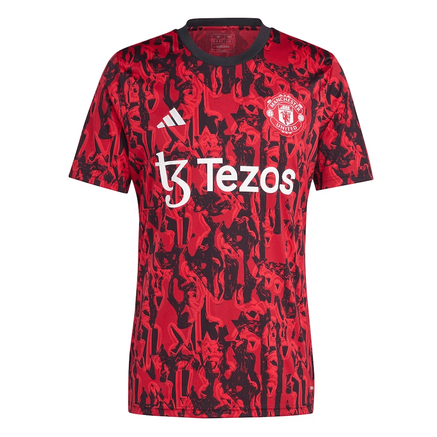 Maillot d’entraînement court Manchester United Rouge 2023/24