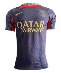 Maillot d’entraînement court Pre-joueur PSG Authentique Marine 2023/24 – joueur