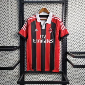 Maillot de football rétro domicile de l'AC Milan 2012/13