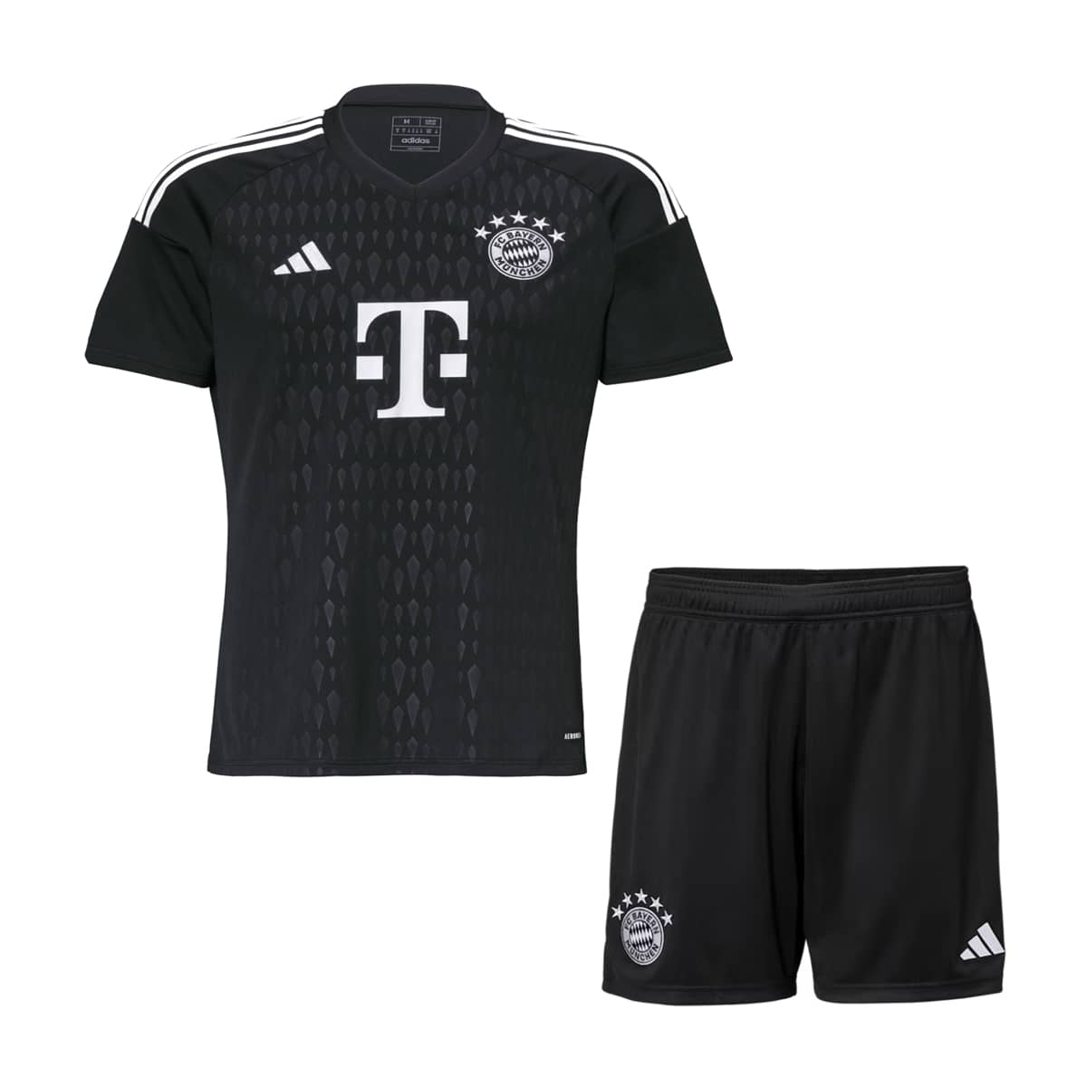 Maillot de Gardien de But Bayern Munich Enfant Noir 2023/24
