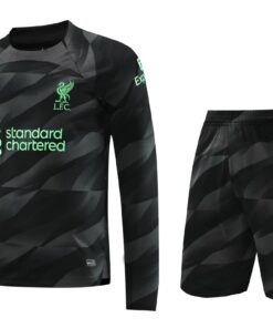Maillot de Gardien de But de Liverpool 2023/24 Manches Longues Noir
