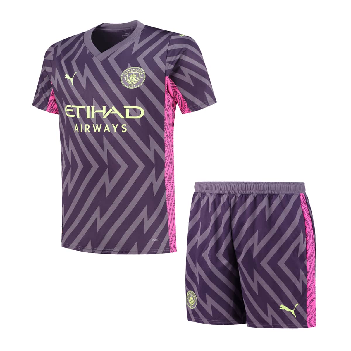 Maillot de Gardien de But Enfant Manchester City Violet 2023/24