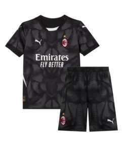 Maillot de Gardien Enfant AC Milan Noir 2024/25