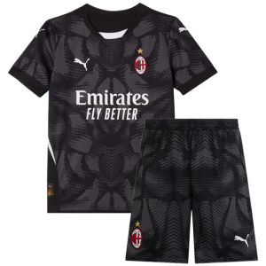 Maillot de Gardien Enfant AC Milan Noir 2024/25