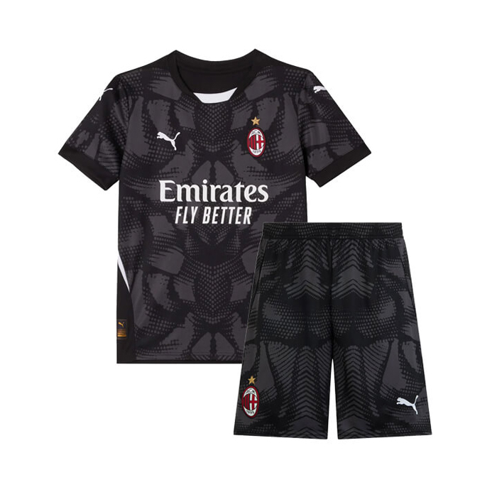 Maillot de Gardien Enfant AC Milan Noir 2024/25