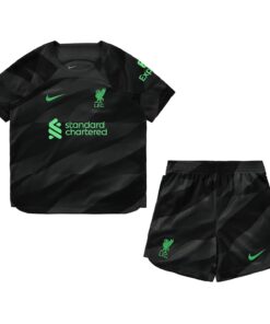Maillot de Gardien Enfant Liverpool Noir 2023/24