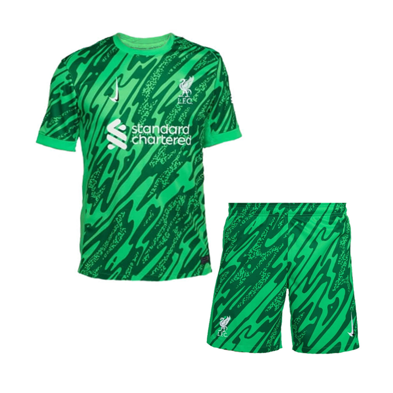 Maillot de Gardien Enfant Liverpool Vert 2024/25