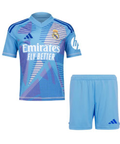 Maillot de Gardien Enfant Real Madrid Bleu 2024/25