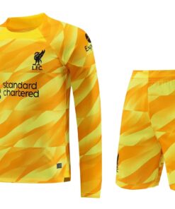 Maillot de Gardien Liverpool Jaune Manche Longue 2023/24