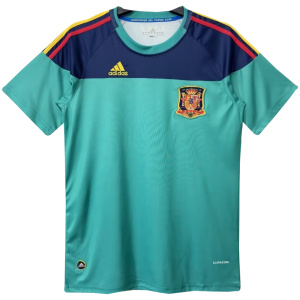Maillot de Gardien Rétro Vert de l'Espagne 2010