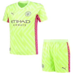 Maillot de Gardien Vert Enfant Manchester City 2023/24