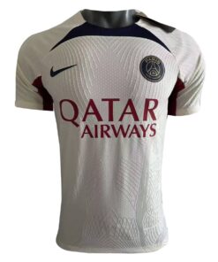Maillot d’entraînement blanc authentique pré-joueur PSG 2023/24 – joueur