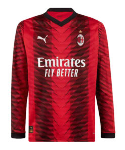 Maillot domicile à manches longues de l’AC Milan 2023/24