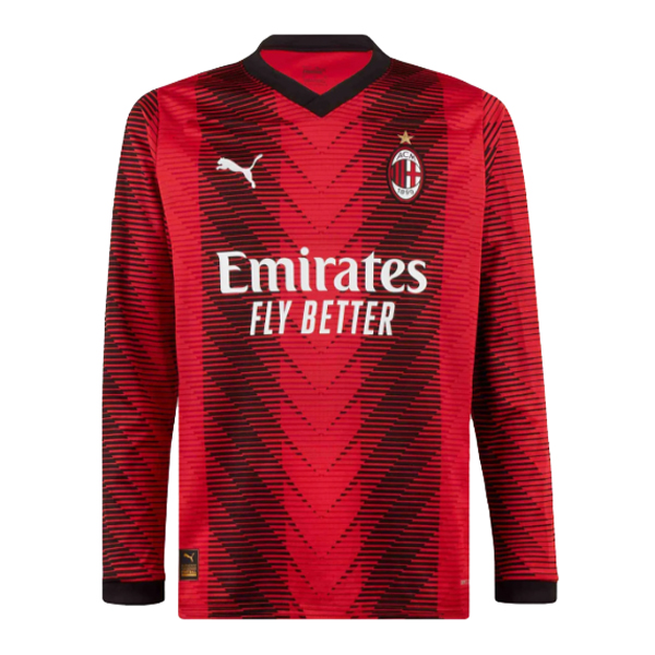 Maillot domicile à manches longues de l’AC Milan 2023/24