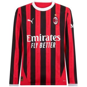 Maillot Domicile AC Milan Manches Longues 2024/25