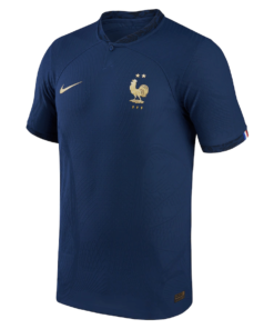 Maillot domicile authentique de France Vapor joueur Coupe du Monde de la FIFA Qatar 2022 – joueur