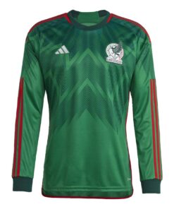 Maillot domicile du Mexique à manches longues Coupe du Monde de la FIFA 2022 au Qatar