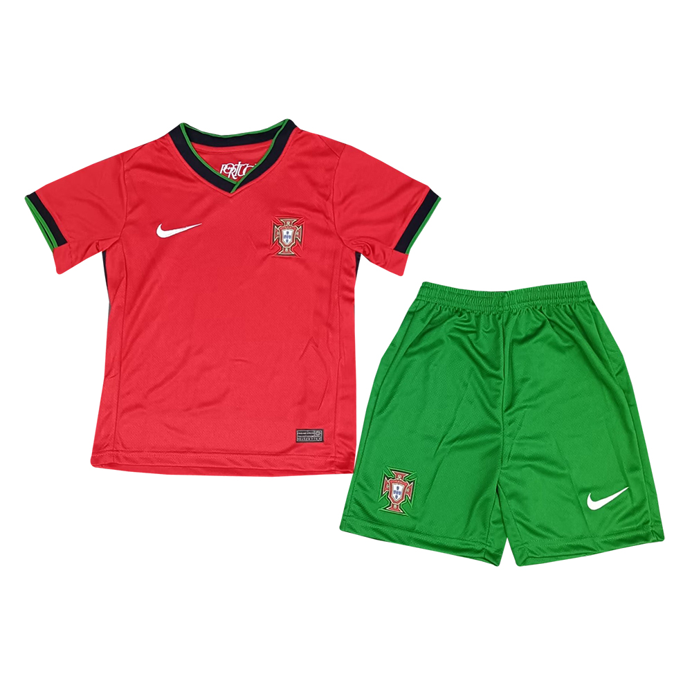 Maillot Domicile Enfants Portugal 2024