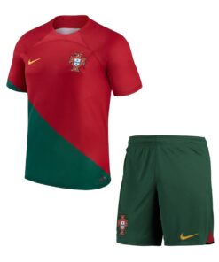 Maillot Domicile Enfants Portugal Coupe du Monde de la FIFA Qatar 2022