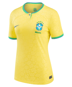Maillot Domicile Femme Brésil Coupe du Monde de la FIFA Qatar 2022