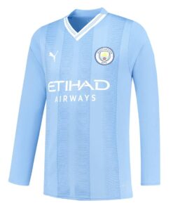 Maillot Domicile Manchester City Manches Longues 2023/24