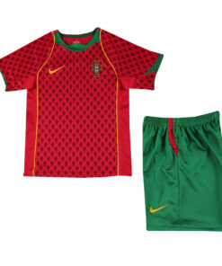 Maillot Domicile Portugal Rétro Enfant 2004