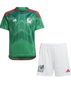 Maillot domicile pour enfants de l’équipe du Mexique, Coupe du Monde de la FIFA Qatar 2022