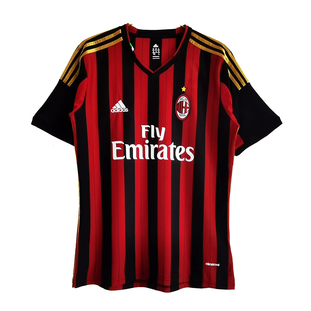 Maillot Domicile Rétro AC Milan 2013/14
