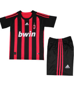 Maillot domicile rétro AC Milan pour enfants 2008/09