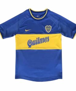 Maillot Domicile Rétro Boca Juniors 2000