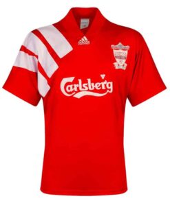 Maillot Domicile Rétro Centenaire de Liverpool 1992