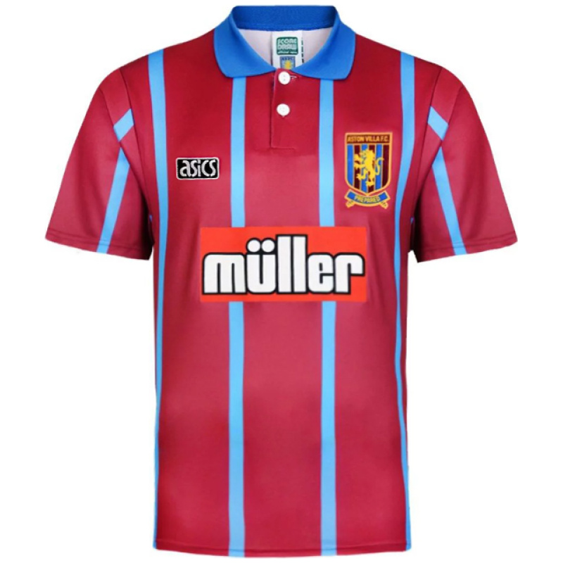 Maillot domicile rétro d’Aston Villa 1994