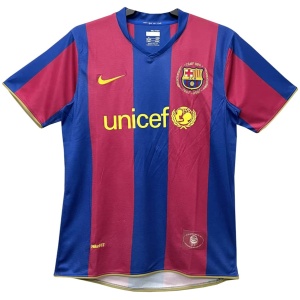 Maillot Domicile Rétro de Barcelone 2007/08