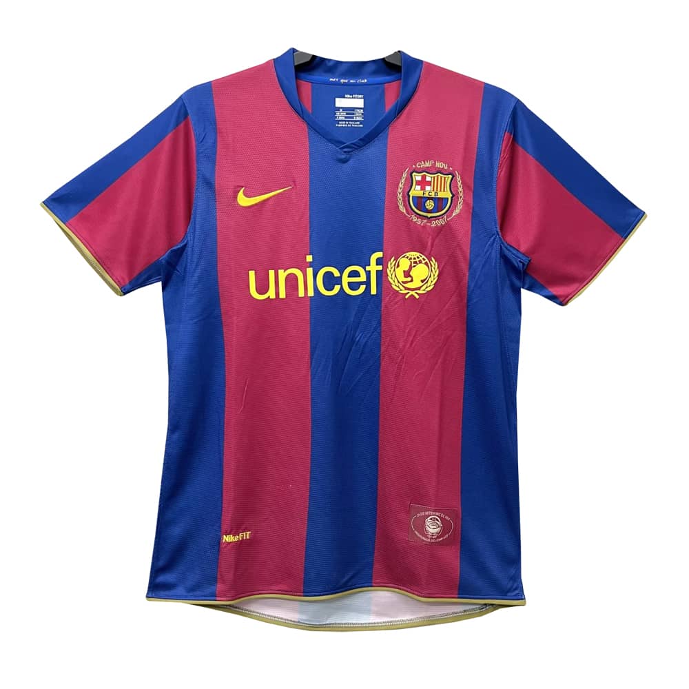 Maillot Domicile Rétro de Barcelone 2007/08