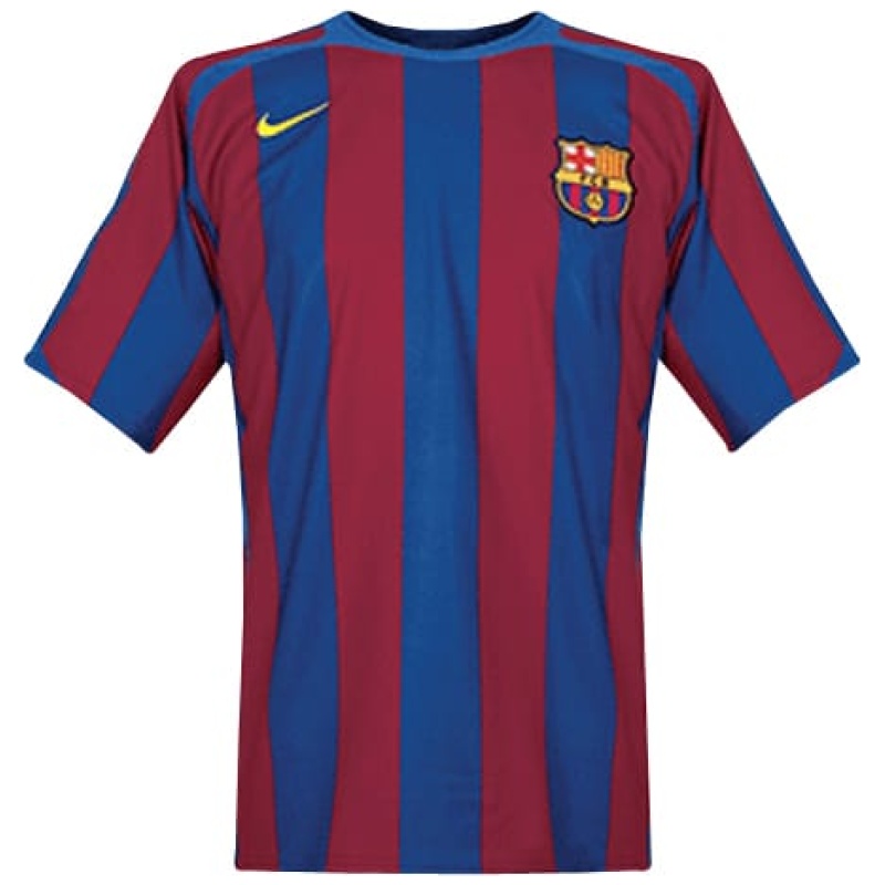 Maillot domicile rétro de Barcelone Ligue des Champions 2005/06