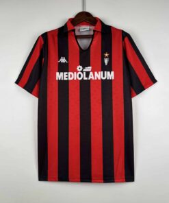 Maillot domicile rétro de l’AC Milan 1989/90