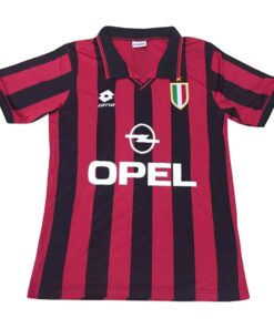 Maillot domicile rétro de l’AC Milan 1996