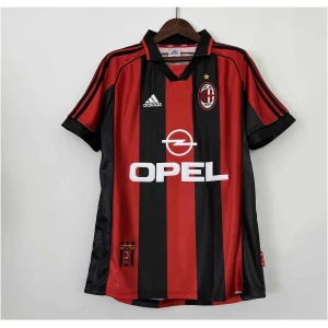 Maillot domicile rétro de l'AC Milan 1998/99