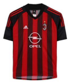 Maillot domicile rétro de l'AC Milan 2002/03