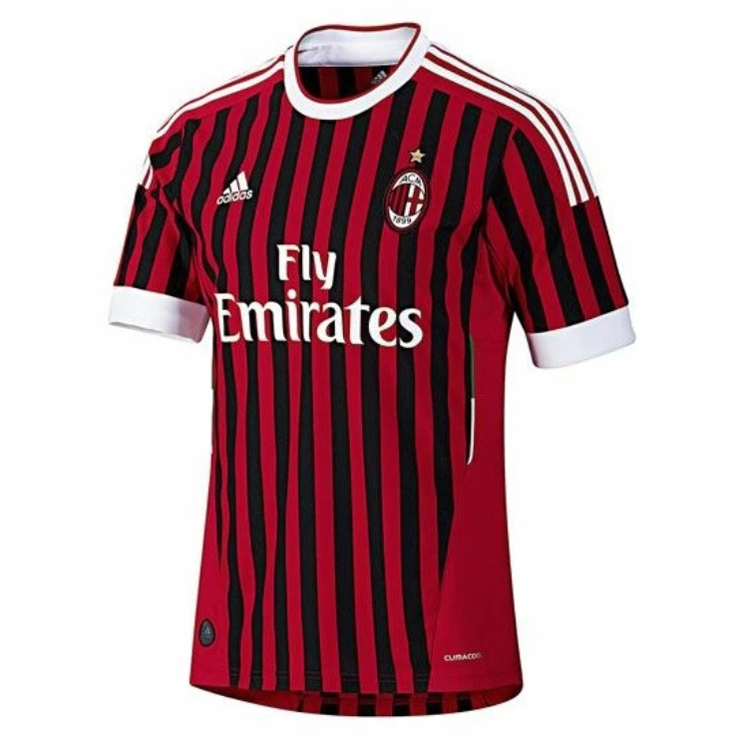 Maillot domicile rétro de l’AC Milan 2011/12