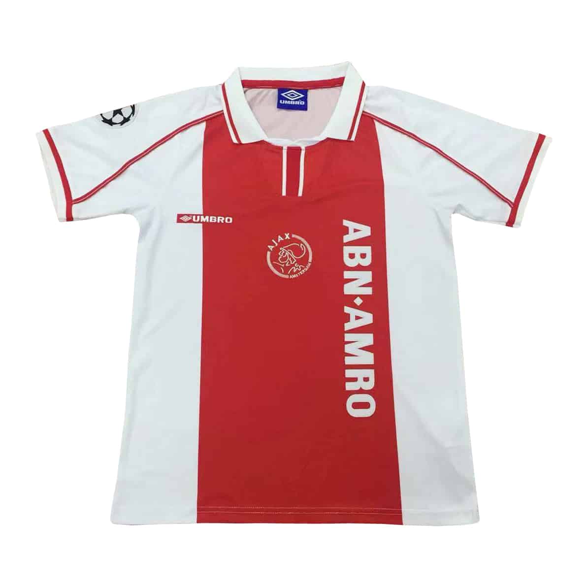 Maillot domicile rétro de l’Ajax 1998