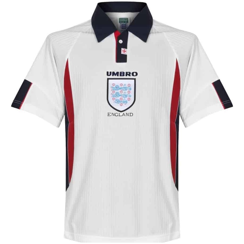 Maillot Domicile Rétro de l’Angleterre 1998