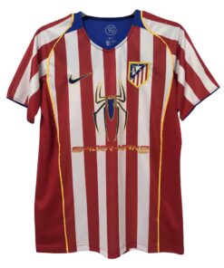 Maillot Domicile Rétro de l’Atlético Madrid 2004/05