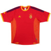Maillot domicile rétro de l’équipe d’Espagne 2002