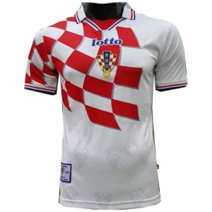 Maillot domicile rétro de la Croatie 1998