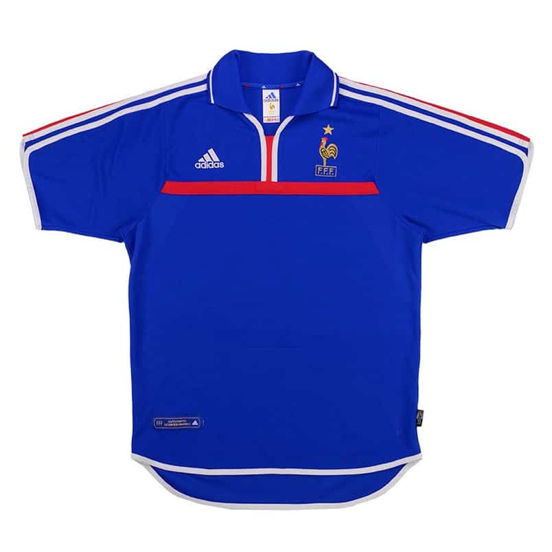 Maillot Domicile Rétro de la France 2000