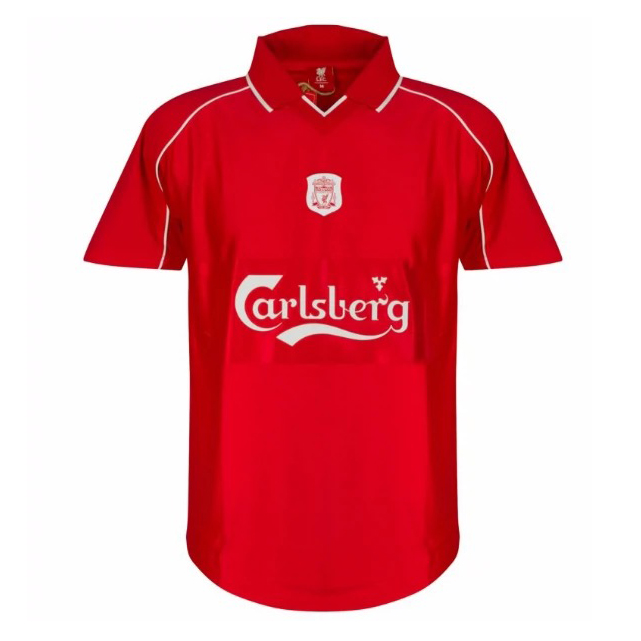 Maillot domicile rétro de Liverpool 2000/01