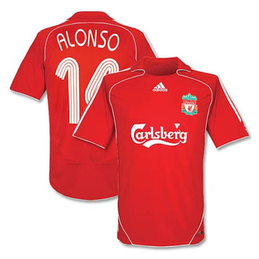 Maillot Domicile Rétro de Liverpool 2006-2008