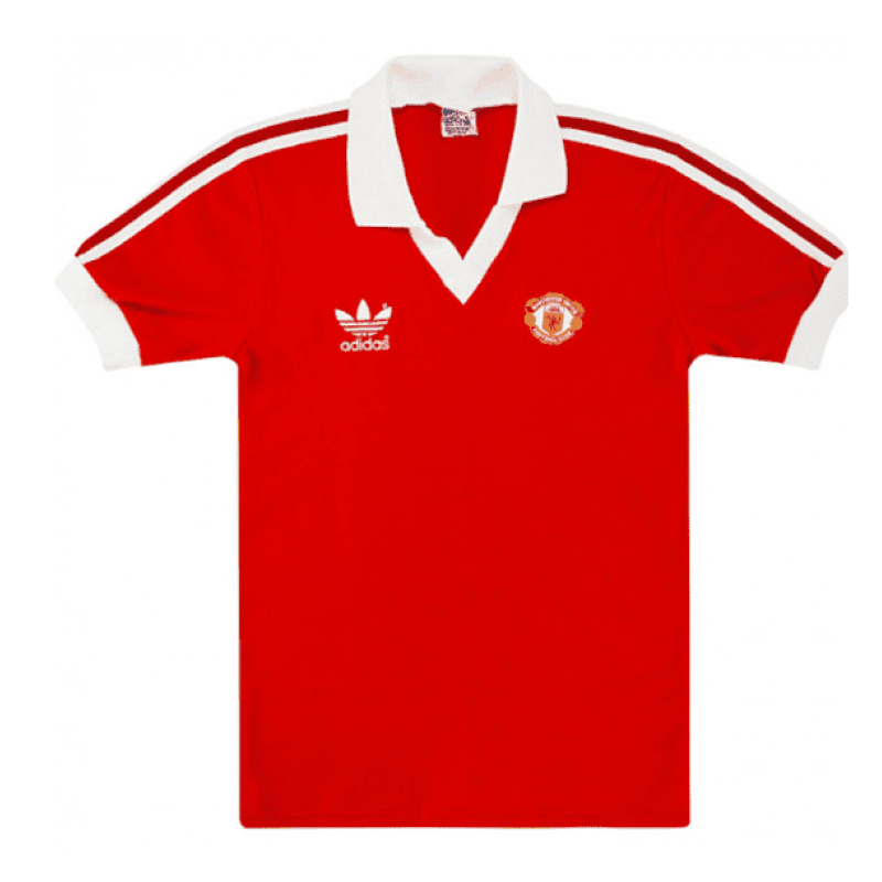 Maillot Domicile Rétro de Manchester United 1980