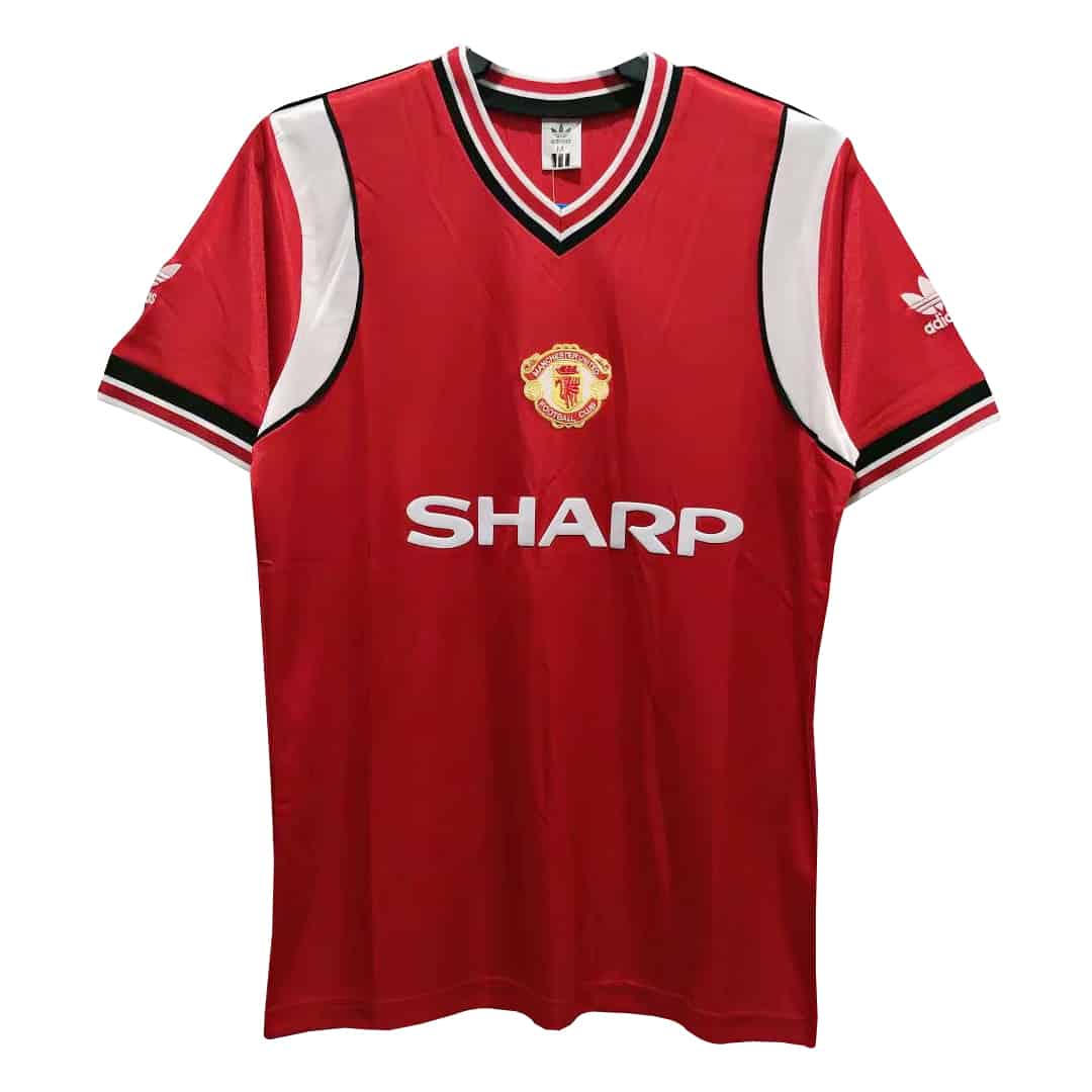 Maillot domicile rétro de Manchester United 1985